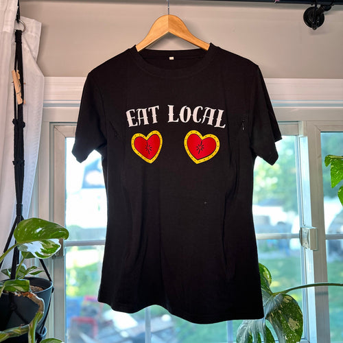 Eat Local Hearts Tee