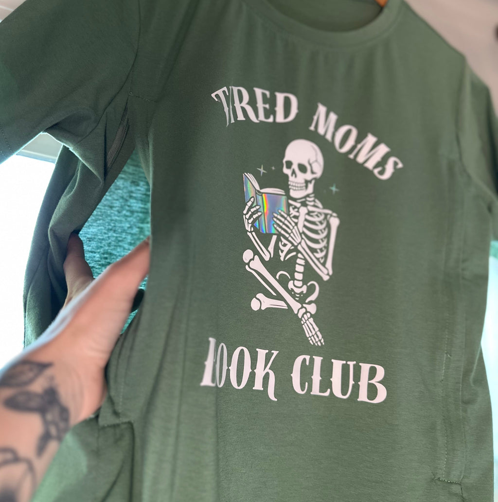Tired Moms Book Club Tee