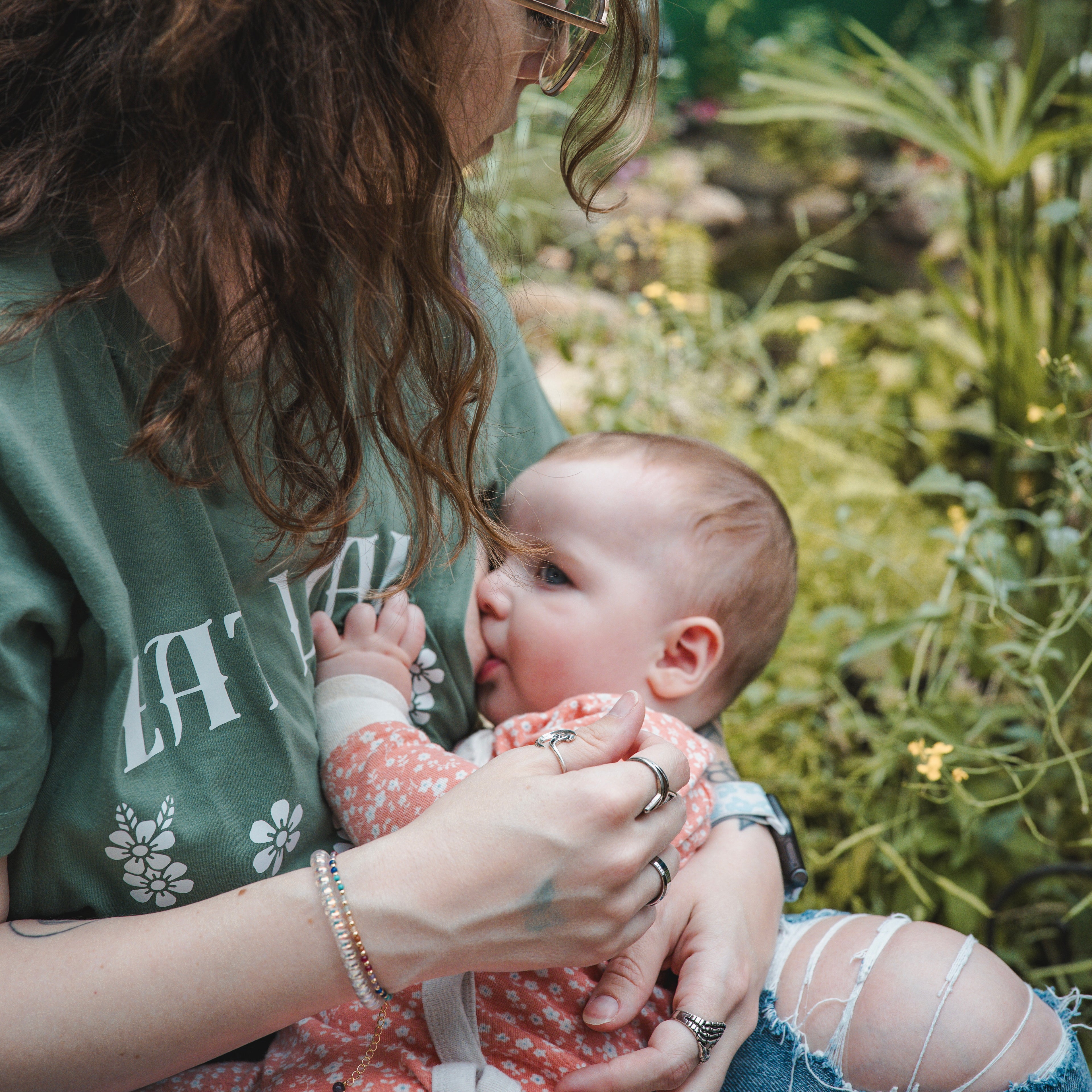 Eat Local Floral Tee