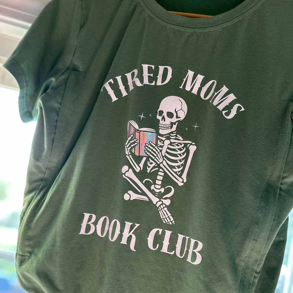 Tired Moms Book Club Tee