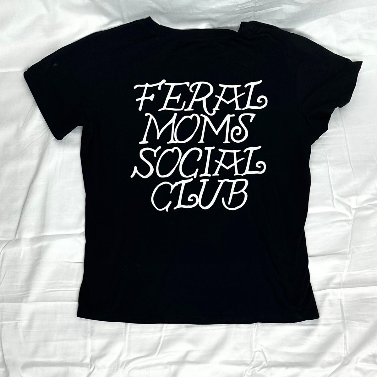 Feral Moms Social Club Nursing Tee | Breastfeeding Graphic Shirt