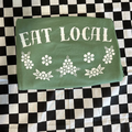 Eat Local Floral Tee